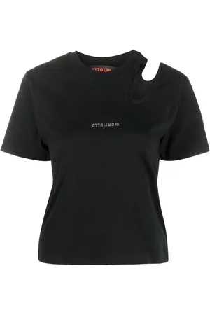 OTTOLINGER Cut-out detail organic cotton T-shirt