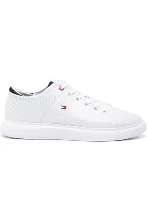 Tommy Hilfiger Embroidered-logo mesh low-top sneakers