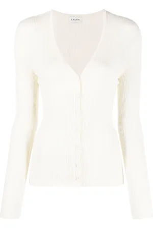 Lanvin Ribbed V-neck cardigan