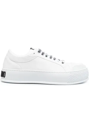 Moschino Logo-debossed low-top sneakers