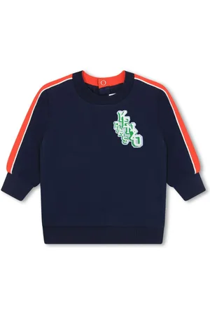 Kenzo Logo-patch crew-neck sweatshirt