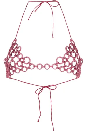 Oseree Lumière multi-ring bralette top