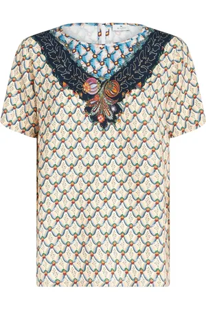 Etro Graphic-print short-sleeved blouse