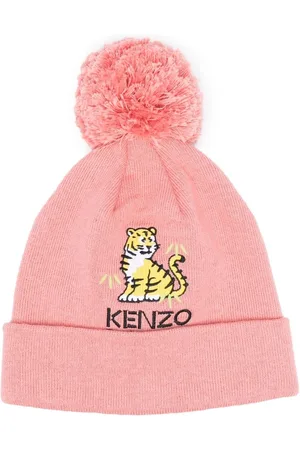 Kenzo Tiger-motif knitted beanie