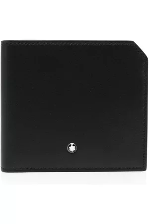 Montblanc Men's Sartorial Leather Bifold Money Clip Wallet - Black