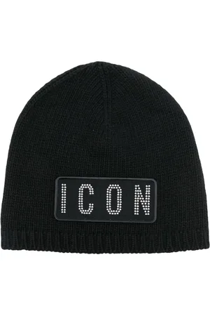 Dsquared2 Icon-patch knitted beanie