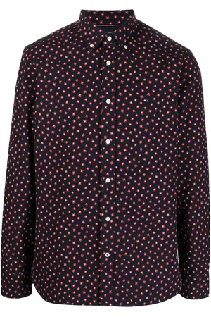 Tommy Hilfiger Logo-embroidered floral-print shirt