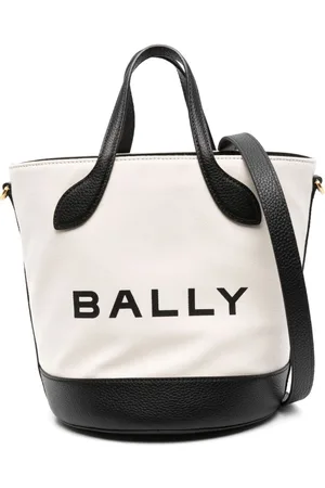 Bally Snakeskin-Pattern Shoulder Bag - Neutrals