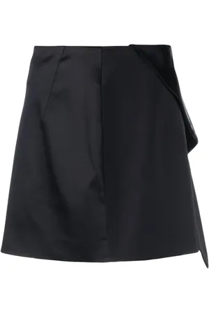 GENNY Satin-finish miniskirt
