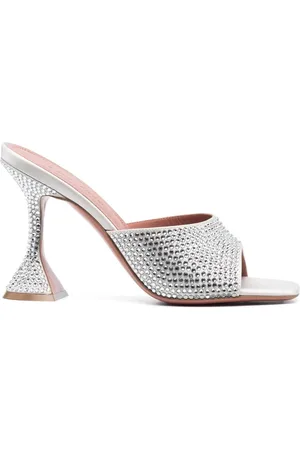 Amina Muaddi Lupita 95 crystal mules