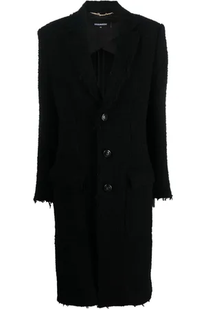 Dsquared2 Single-breasted boucl?? coat