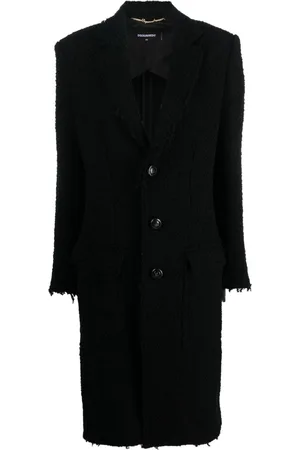 Dsquared2 Single-breasted bouclé coat