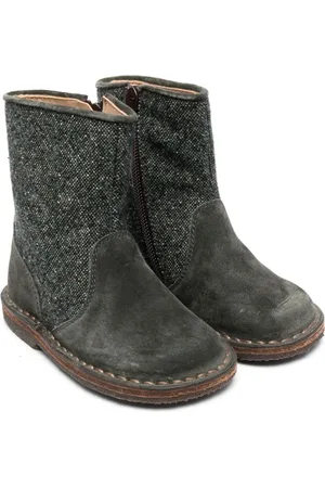 PèPè Contrast-panel ankle boots