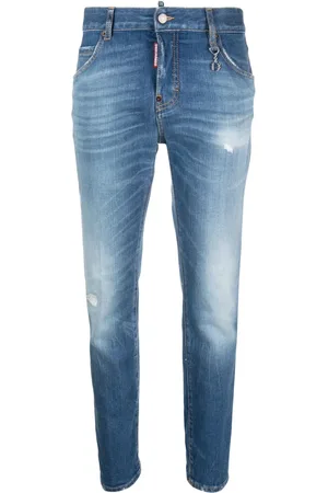 Dsquared2 Logo-plaque tapered jeans