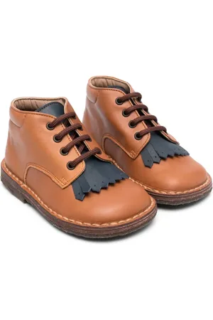 PèPè Lace-up leather boots