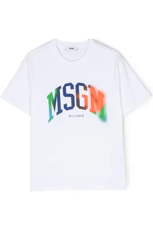 Msgm Logo-print cotton T-shirt