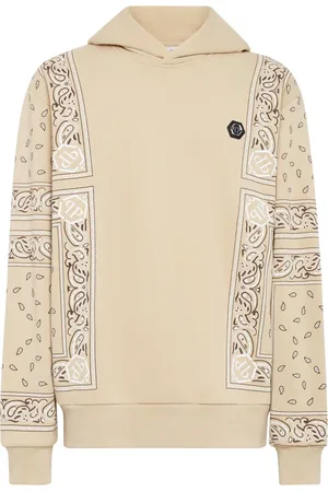 Philipp Plein Logo-patch cotton hoodie