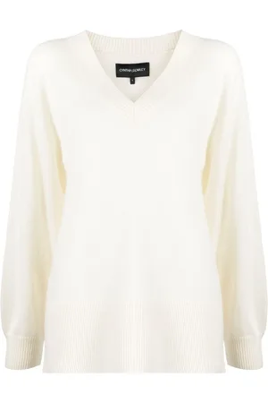 Cynthia Rowley V-neck wool-blend jumper