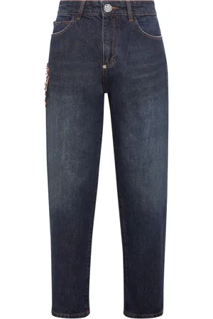 Philipp Plein Appliqu??-detail tapered jeans