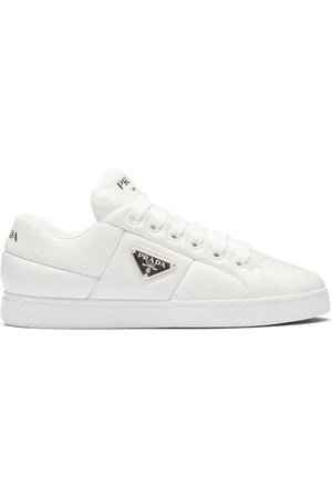 Prada Triangle-logo padded sneakers