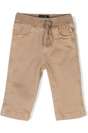 Il gufo Drawstring-waist cotton trousers