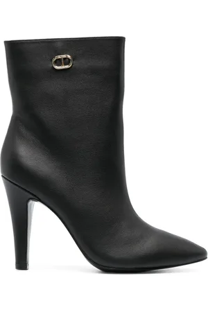 Twin-Set 105mm logo-plaque boots