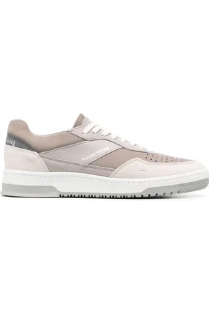 Filling pieces Logo-print suede sneakers