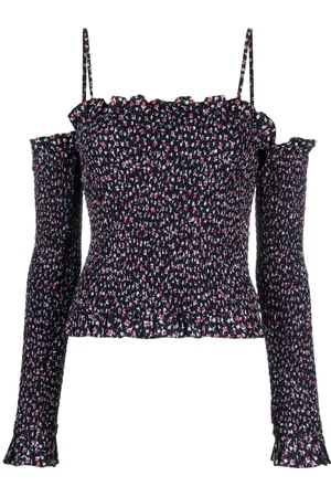 Ralph Lauren Floral-print off-shoulder top