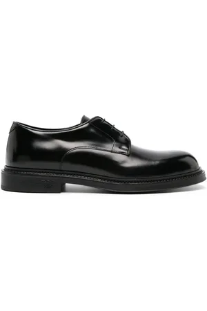 Emporio Armani Panelled 35mm lace-up derby shoes