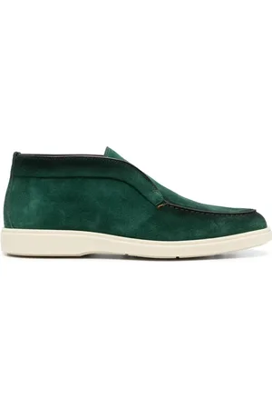 santoni Slip-on suede boots