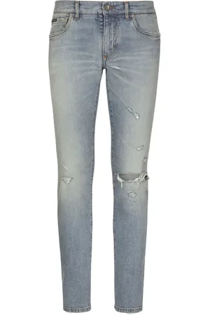 Dolce & Gabbana Ripped-detailing skinny jeans