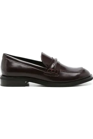 Sarah Chofakian Eliza leather loafers
