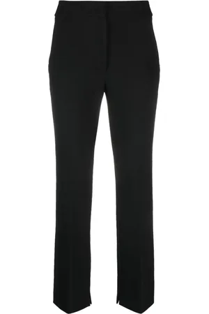 PESERICO SIGN High-waist straight-leg trousers