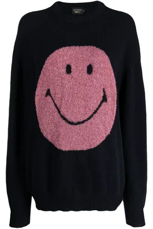 JOSHUA SANDERS Smiley face-motif jumper