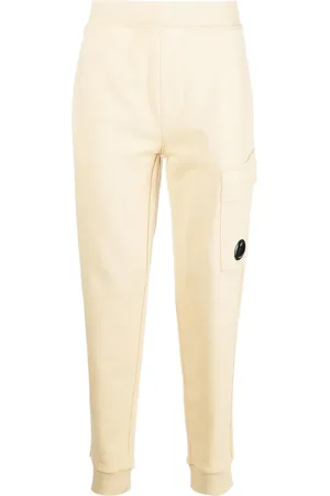 C.P. Company Logo-plaque cotton track pants