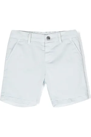 Roberto Cavalli Monogram-patch cotton shorts