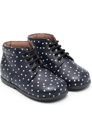 PèPè Star-print lace-up boots