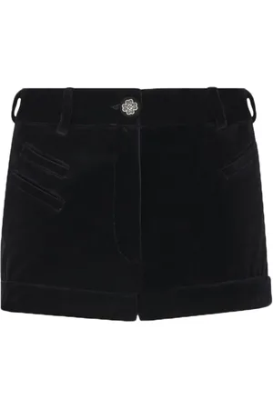 Etro Velvet cotton shorts