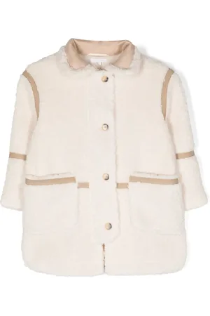 Chloé Faux-shearling cotton coat