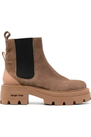Sergio Rossi SR Milla square-toe suede boots