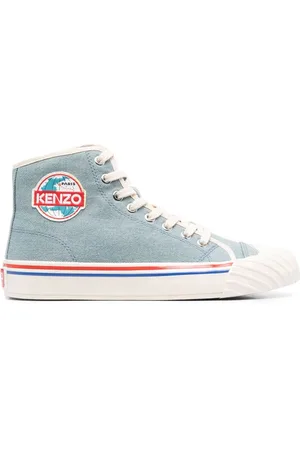 Kenzo Logo-patch high-top sneakers