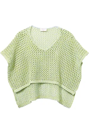 Puccini Crochet-knit short-sleeve top