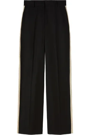 Palm Angels Knit-tape straight trousers