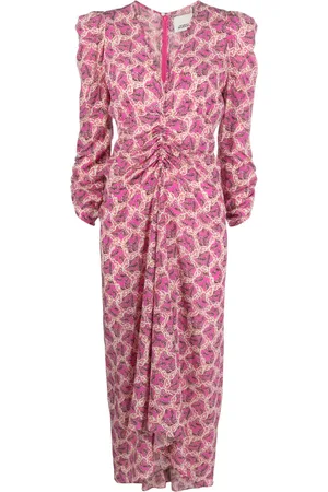 Isabel Marant Albini printed silk midi dress