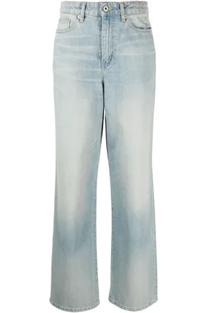 Kenzo Logo-appliqu?? wide-leg jeans