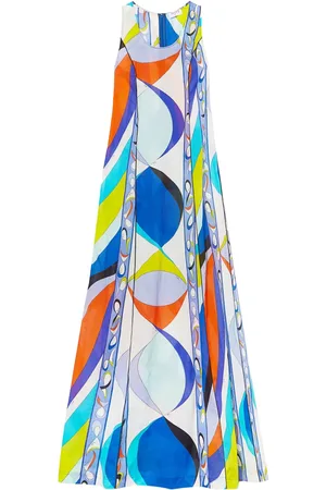 Puccini Pesci-print cotton dress