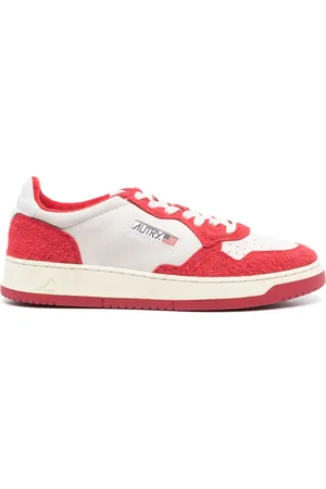 Autry Medalist panelled suede sneakers