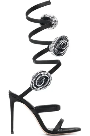 LE SILLA 110mm Rose leather sandals
