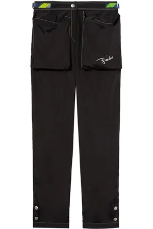 Puccini Large patch-pocket straight-leg trousers