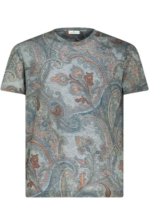 Etro Paisley-print lyocell T-shirt